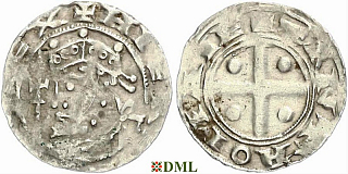 Денарий, Германия, Саксония, Heinrich IV (1056-1084), м.д. Dortmund, Dbg.