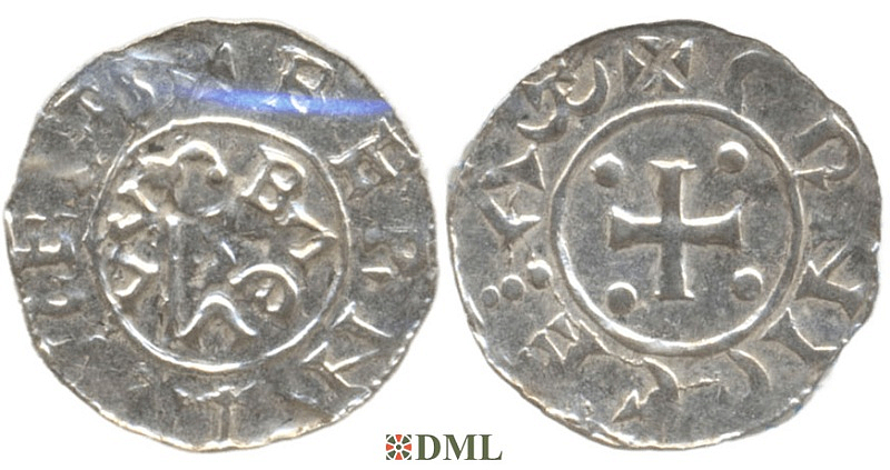 Денарий, Германия, Нижняя Лотарингия, B. Bernold (1040-1054), м.д. Groningen, Ilisch 2000 18.3