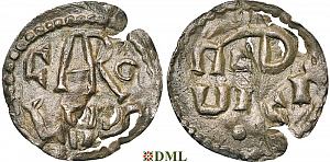 Денье, Каролинги, Charlemagne (768-814),  м.д. Quentovic, Depeyrot 796