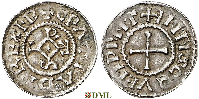 Денье, Каролинги, Charles II (843-877), м.д. Couvin