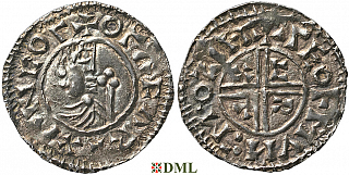 Денарий, Швеция, Olaf Skötkonung (995-1021), м.д. Sigtuna, Malmer -:-
