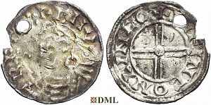 Денарий, Англия, Cnut (1016-1035), м.д. Lincoln, монетарий Lifinc, North 790