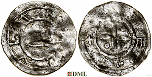 Денарий, Польша, Mieszko II (1013-1025)