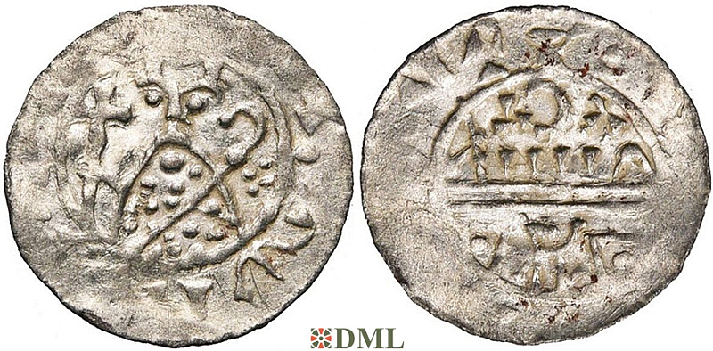Денарий, Германия, Нижняя Лотарингия, B. Wilhelm (1054-1076), м.д. Utrecht (Imitation)