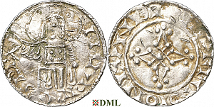 Денарий, Дания, Sven Estridsen (1047-1075), м.д. Lund, Hbg. 28