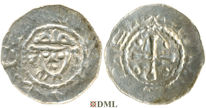 Денарий, Германия, Нижняя Лотарингия, Hermann (1059-1074), м.д. Jever, Dbg
