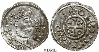 Денарий, Германия, Бавария, K. Heinrich II (1014-1024), м.д. Regensburg, монетарий , Hahn 1976, 29b3.6