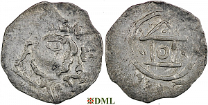 Денарий, Германия, Франкония, Meinhard I (1018-1034), м.д. Wurzburg, Dbg. 859