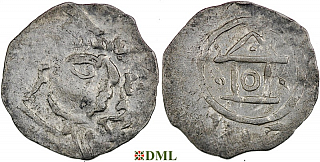 Денарий, Германия, Франкония, Meinhard I (1018-1034), м.д. Wurzburg, Dbg. 859