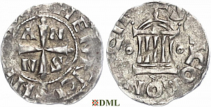 Денарий, Германия, Нижняя Лотарингия, Anno II (1056-1075), м.д. Koln, Dbg. 391