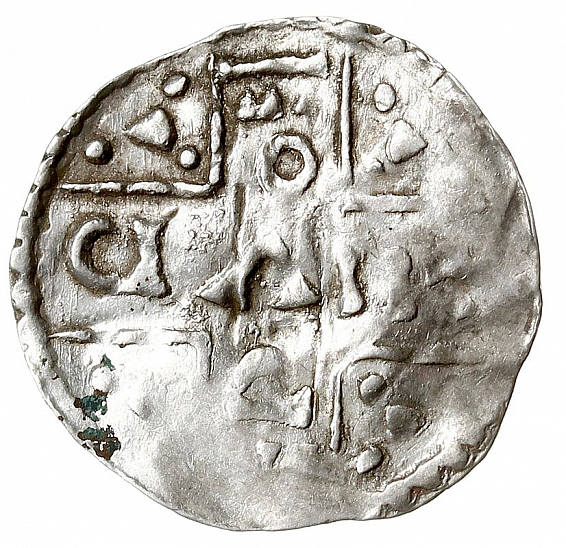 Денарий, Германия, Бавария, B. Hartwig (1009-1023) или EB. Gunther (1024-1025), м.д. Salzburg