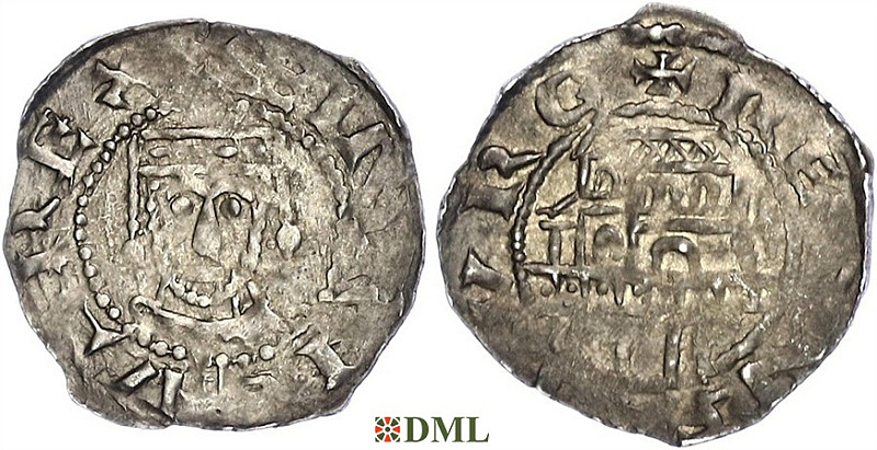 Денарий, Германия, Бавария, Henrich IV (1056-1106), м.д. Regensburg, Hahn 1976, 55