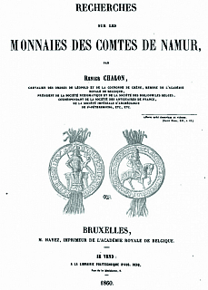 Chalon R. Recherches sur les Monnaies des Comtes de Namur, Brussels, 1860