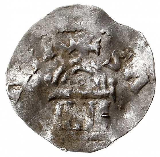 Денарий, Германия, Нижняя Лотарингия, Konrad II (1027-1039), Pilgrim (1027-1036), м.д. Koln, Dbg. 381