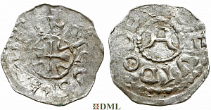 Денарий, Германия, Верхняя Лотарингия, Poppo (1016-1047), м.д. Trier, Dbg. 466