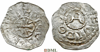 Денарий, Германия, Верхняя Лотарингия, Poppo (1016-1047), м.д. Trier, Dbg. 466