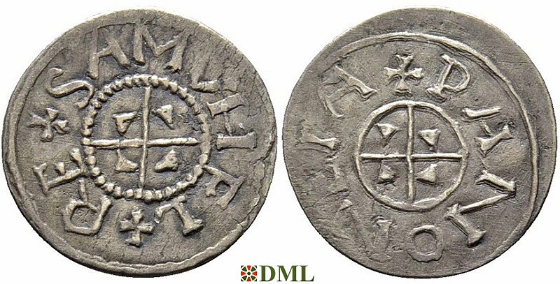 Денарий, Венгрия, Samuel Alba (1041-1044)
