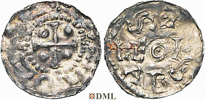 Денарий, Германия, Нижняя Лотарингия, Anonymous bishop, м.д. регион Meuse