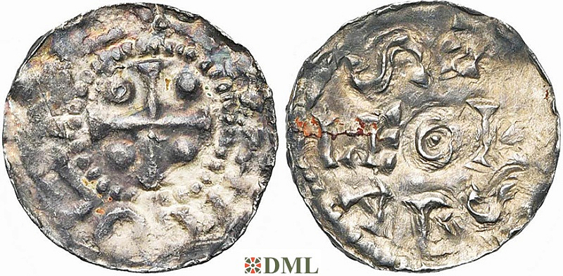 Денарий, Германия, Нижняя Лотарингия, Anonymous bishop, м.д. регион Meuse
