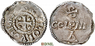 Денарий, Германия, Нижняя Лотарингия, Karl der Einfältige (898-923), м.д. Koln, Dbg 