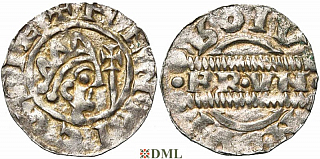 Денарий, Германия, Нижняя Лотарингия, Bruno III (1050-1057), м.д. Leeuwarden, Ilisch 2000, 21.14