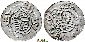 Денарий, Чехия, Богемия, Břetislav I (1034-1055), Šmerda 1996, 148a