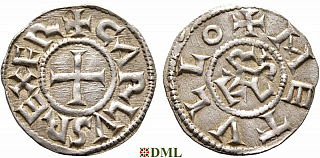 Денье, Каролинги, Charlemagne (768-814), м.д. Melle