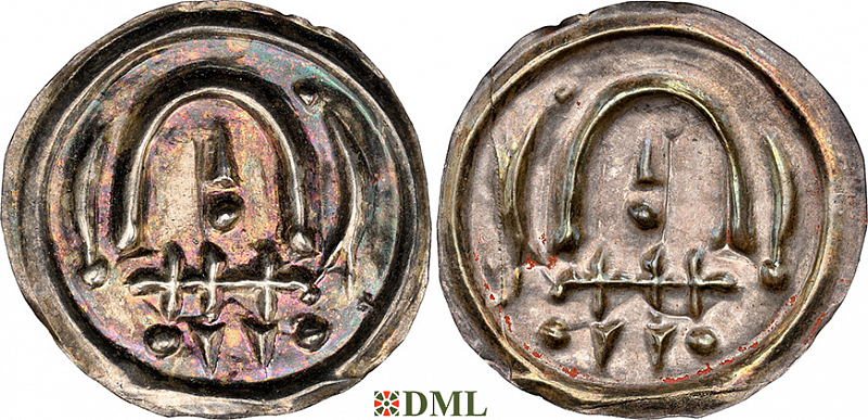 Денарий, Дания, Harald I (936-987), м.д. Hedeby, Hbg. 1