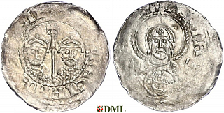 Денарий, Германия, Франкония, Heinrich III (1039-1056), м.д. Speyer, Dbg. 829