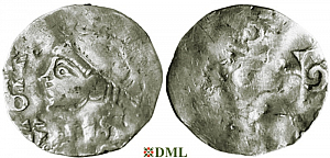 Денарий, Германия, Нижняя Лотарингия, Otto III (983-996), м.д. регион Meuse, Ilisch 2014, 35.3