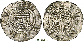 Денарий, Германия, Нижняя Лотарингия, Egbert II (1068-1090), м.д. Winsum, Ilisch 2000, 22.8