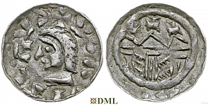 Денарий, Польша, Wladyslaw I (1081-1102)