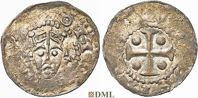 Денарий, Германия, Нижняя Лотарингия, Hendrik III (1039-1056), м.д. Zaltbommel, Ilisch 2000, 4.2