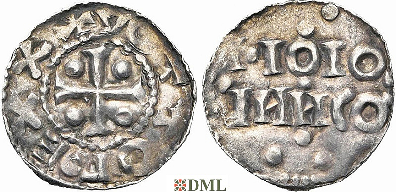 Денарий, Германия, Нижняя Лотарингия, Otto I (936-962), м.д. Huy, Ilisch 2014, 33.2