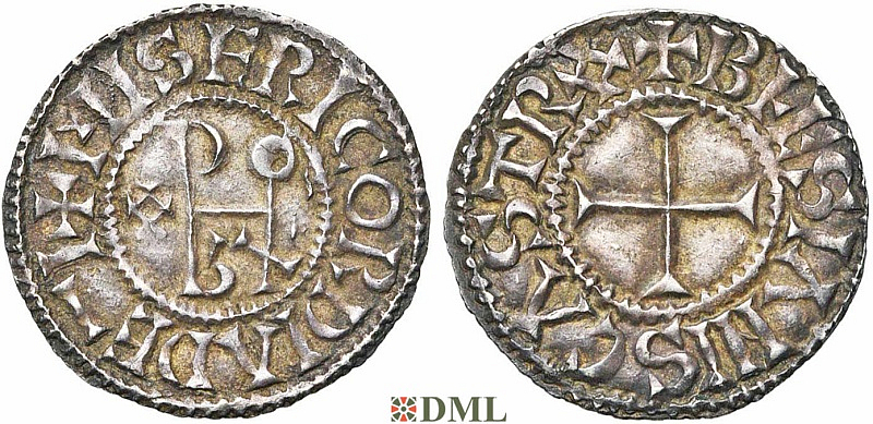 Денье, Каролинги, Eudes (887-898), м.д. Blois, Depeyrot 163