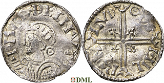 Денарий, Дания, Hardeknut (1035-1042), м.д. Lund, Hbg. 23