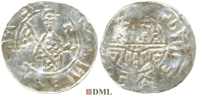Денарий, Германия, Нижняя Лотарингия, Gf. Floris I (1049-1061), м.д. Leiden, Ilisch 2000 12.6