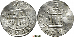 Денарий, Германия, Нижняя Лотарингия, Konrad II (1027-1039), Pilgrim (1027-1036), м.д. Koln, Dbg. 381