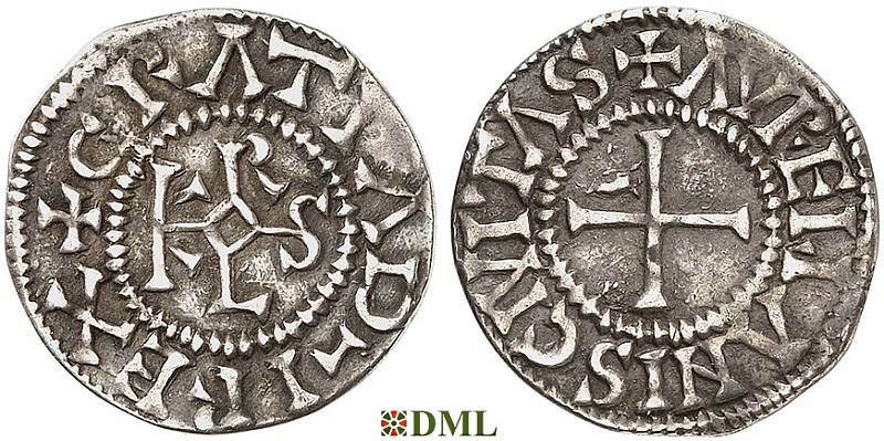 Денье, Каролинги, Charles le Chauve (840-877), м.д. Orléans, Depeyrot 727