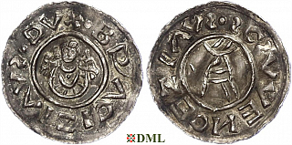 Денарий, Чехия, Богемия, Břetislav I (1034-1055), Šmerda 1996, 151
