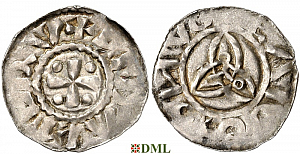Денарий, Германия, Саксония, Thietmar (†1048), м.д. Luneburg, Dbg. 1291