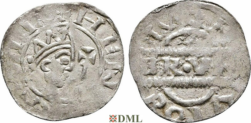 Денарий, Германия, Нижняя Лотарингия, Bruno III (1050-1057), м.д. Leeuwarden, Ilisch 2000, 21.14