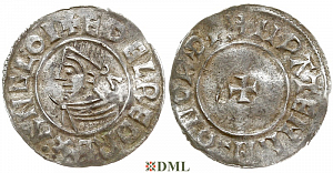 Денарий, Англия, Æthelred II (978-1016), м.д. Norwich, монетарий Hwateman, North 777