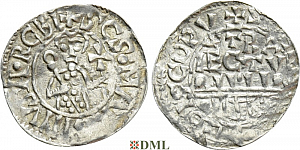 Денарий, Германия, Нижняя Лотарингия, B. Bernold (1027-1054), м.д. Utrecht, Ilisch 2000, 10.4