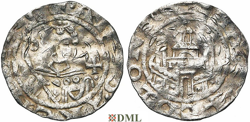 Денарий, Германия, Нижняя Лотарингия, Anno II (1056-1075), м.д. Koln, Dbg. 398