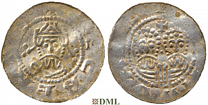 Денарий, Германия, Нижняя Лотарингия, Gf. Egbert II (1068-1090), м.д. Leeuwarden, Ilisch 2000 22.10