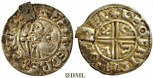 Денарий, Англия, Æthelred II (978-1016), м.д. Ilchester, монетарий Leofric, North 770