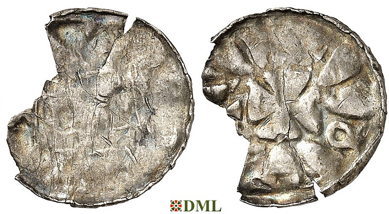 Денарий, Германия, Саксония, Anonymous bishop, Sachesnpfennig, Kilger 2000, KN 4