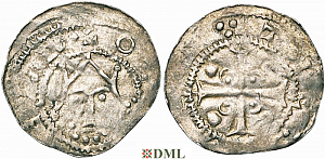 Денарий, Германия, Нижняя Лотарингия, Heinrich III (1036-1056) или Heinrich IV (1056-1106), м.д. Tiel, Ilisch 2000, 9.3