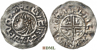 Денарий, Швеция, Olaf Skötkonung (995-1021), м.д. Sigtuna, Malmer -:-